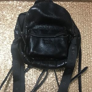 VS metallic crackle city mini Backpack